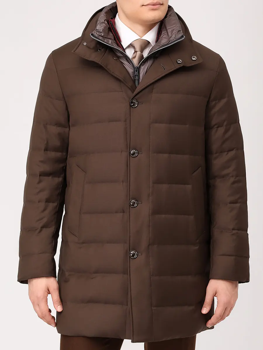 Пуховик стеганый