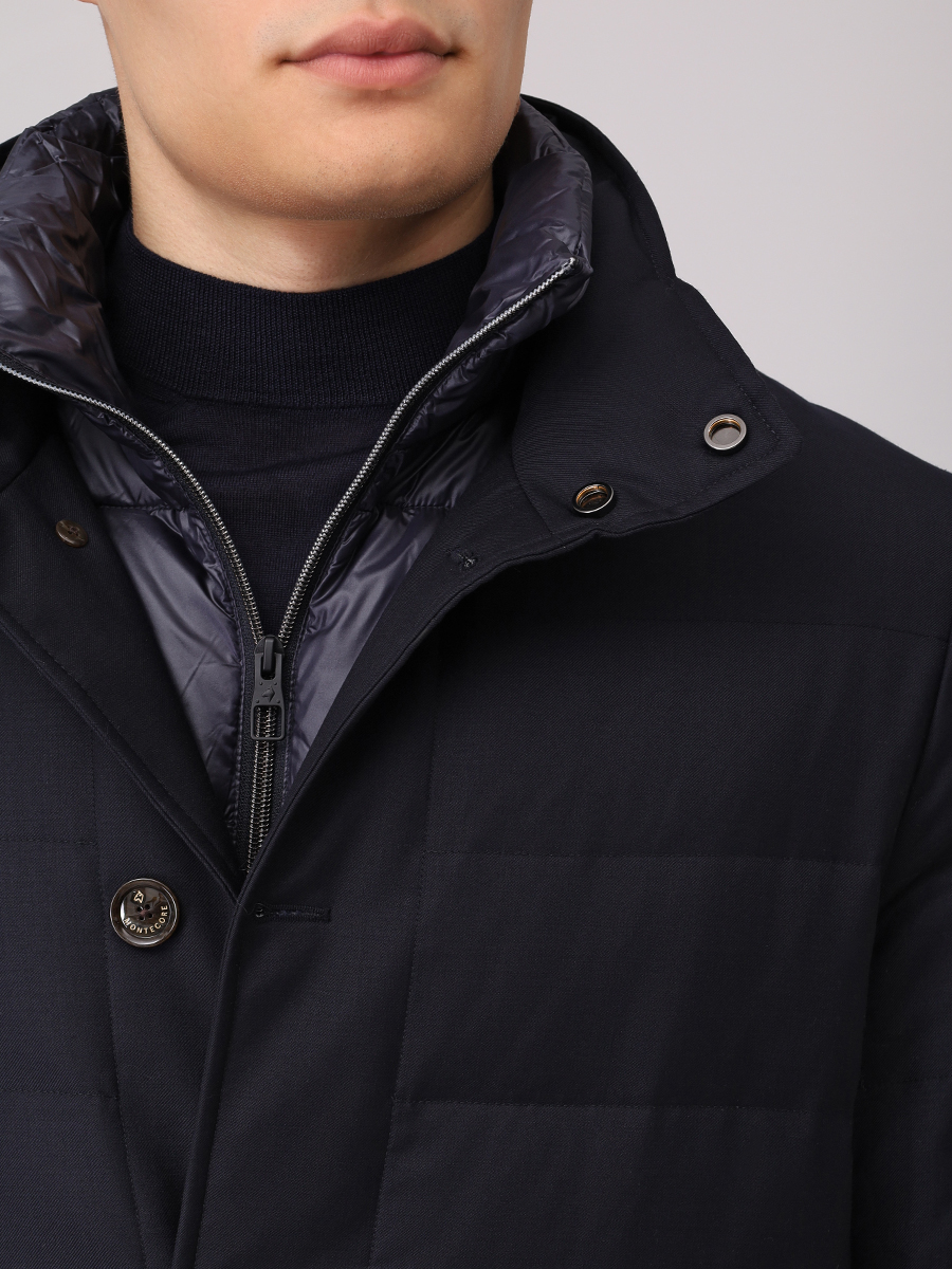 Пуховик шерстяной