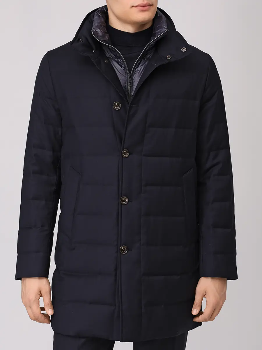 Пуховик шерстяной