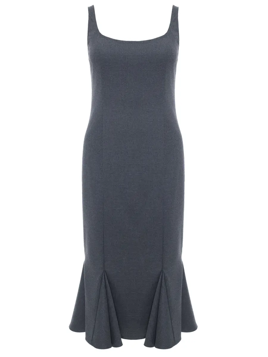 Платье-футляр с клиньями