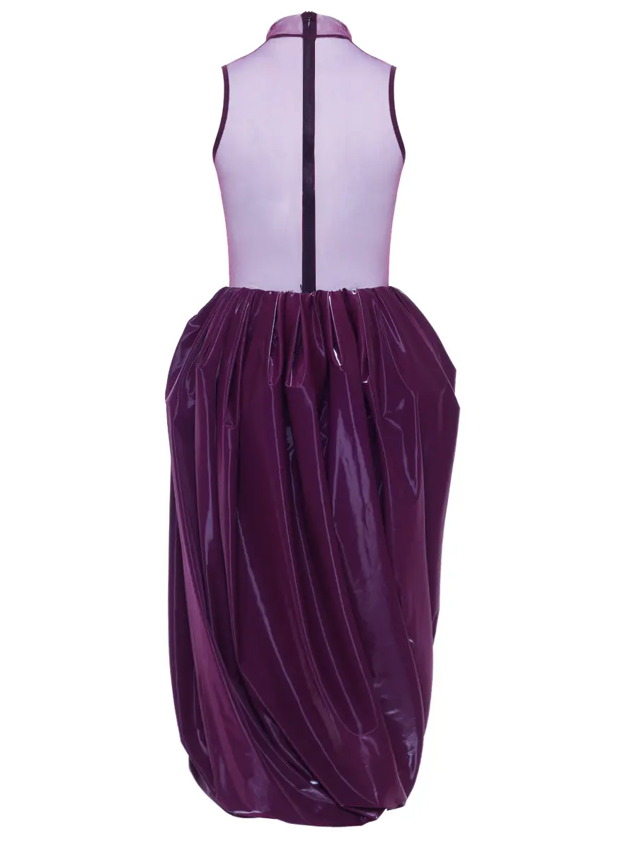 Платье однотонное