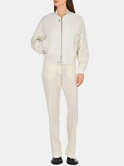 Бомбер кожаный JIL SANDER