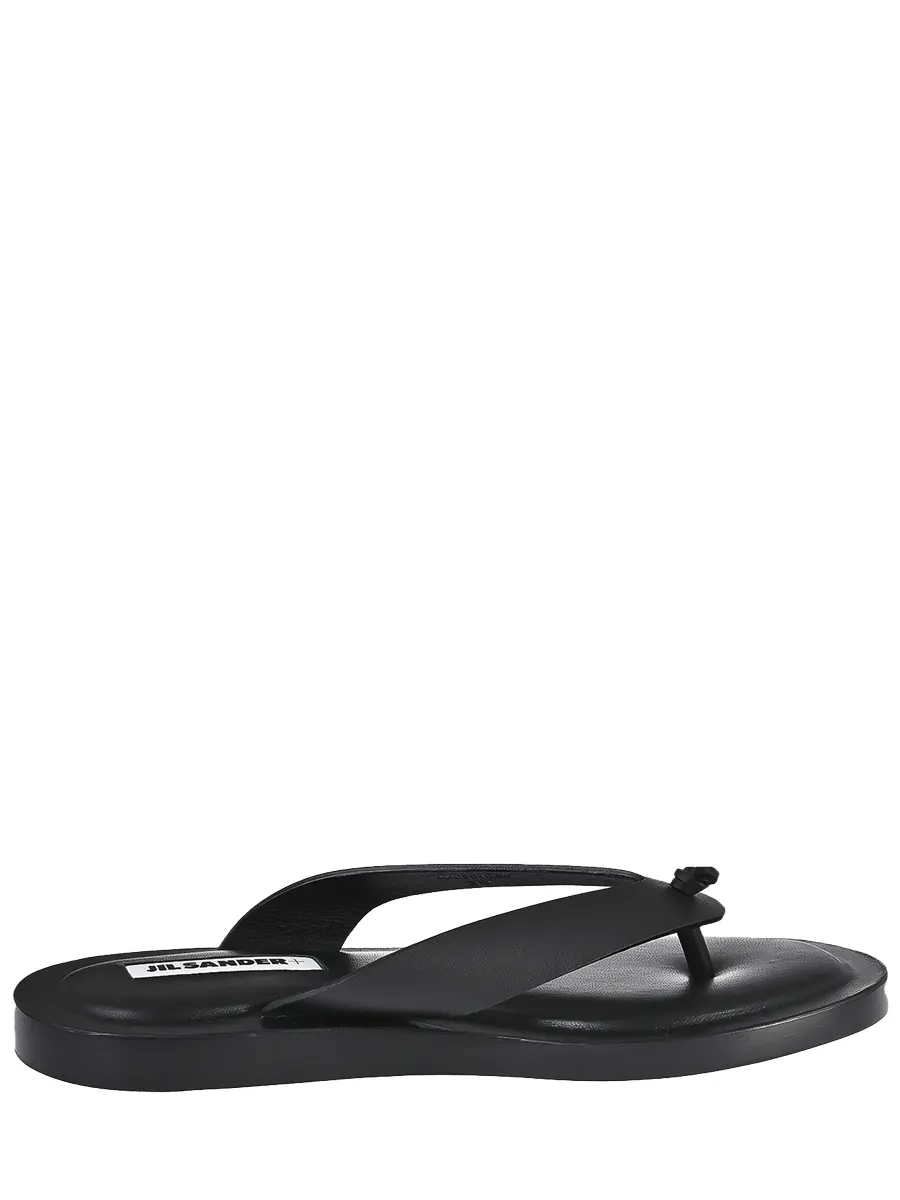 Шлепанцы кожаные