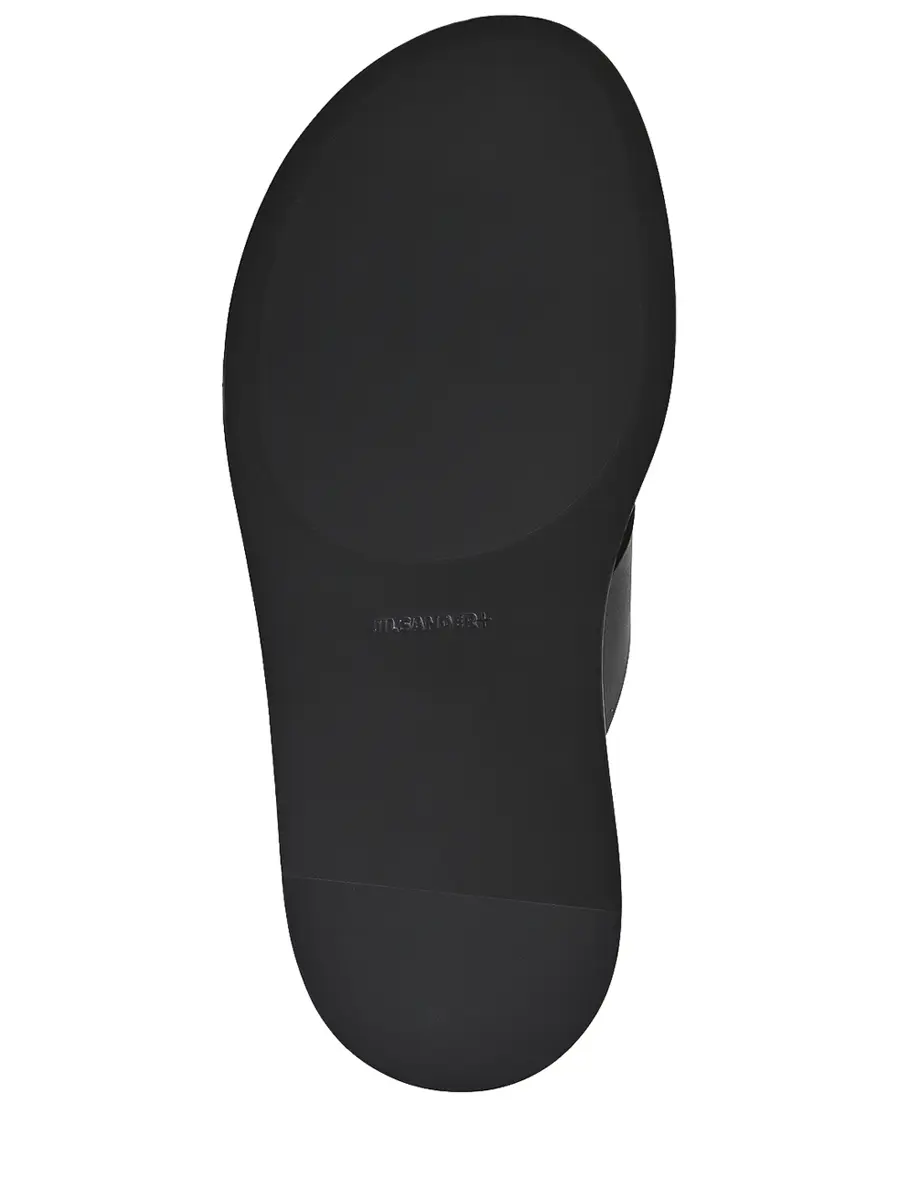 Шлепанцы кожаные