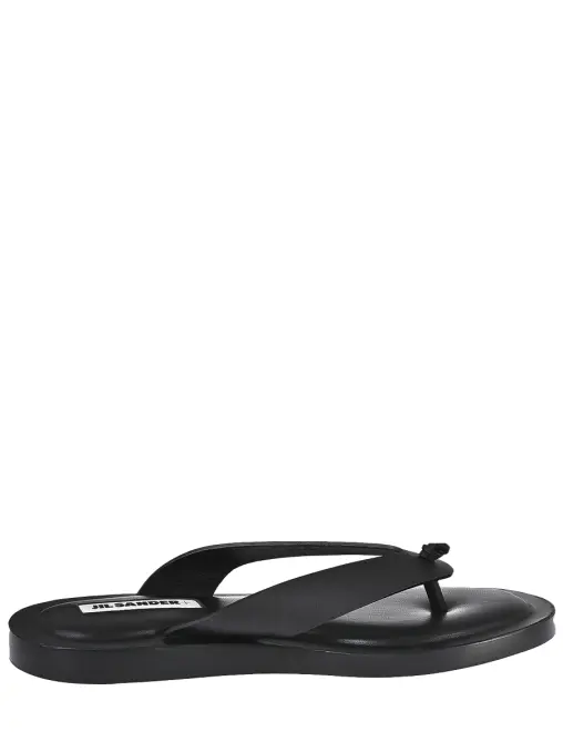 Шлепанцы кожаные JIL SANDER