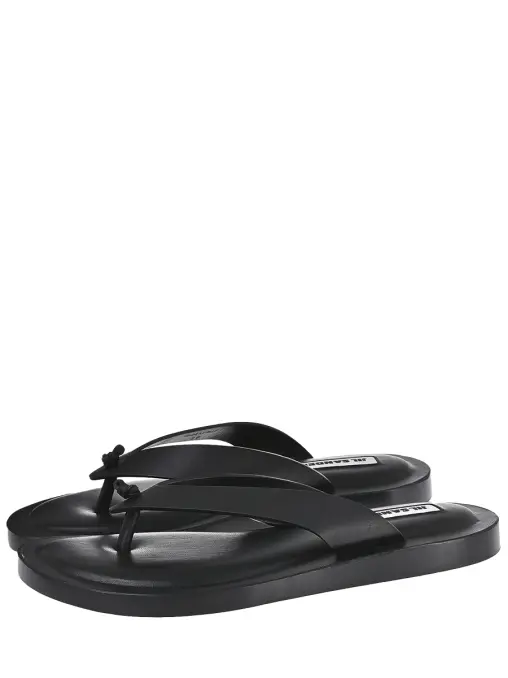 Шлепанцы кожаные JIL SANDER