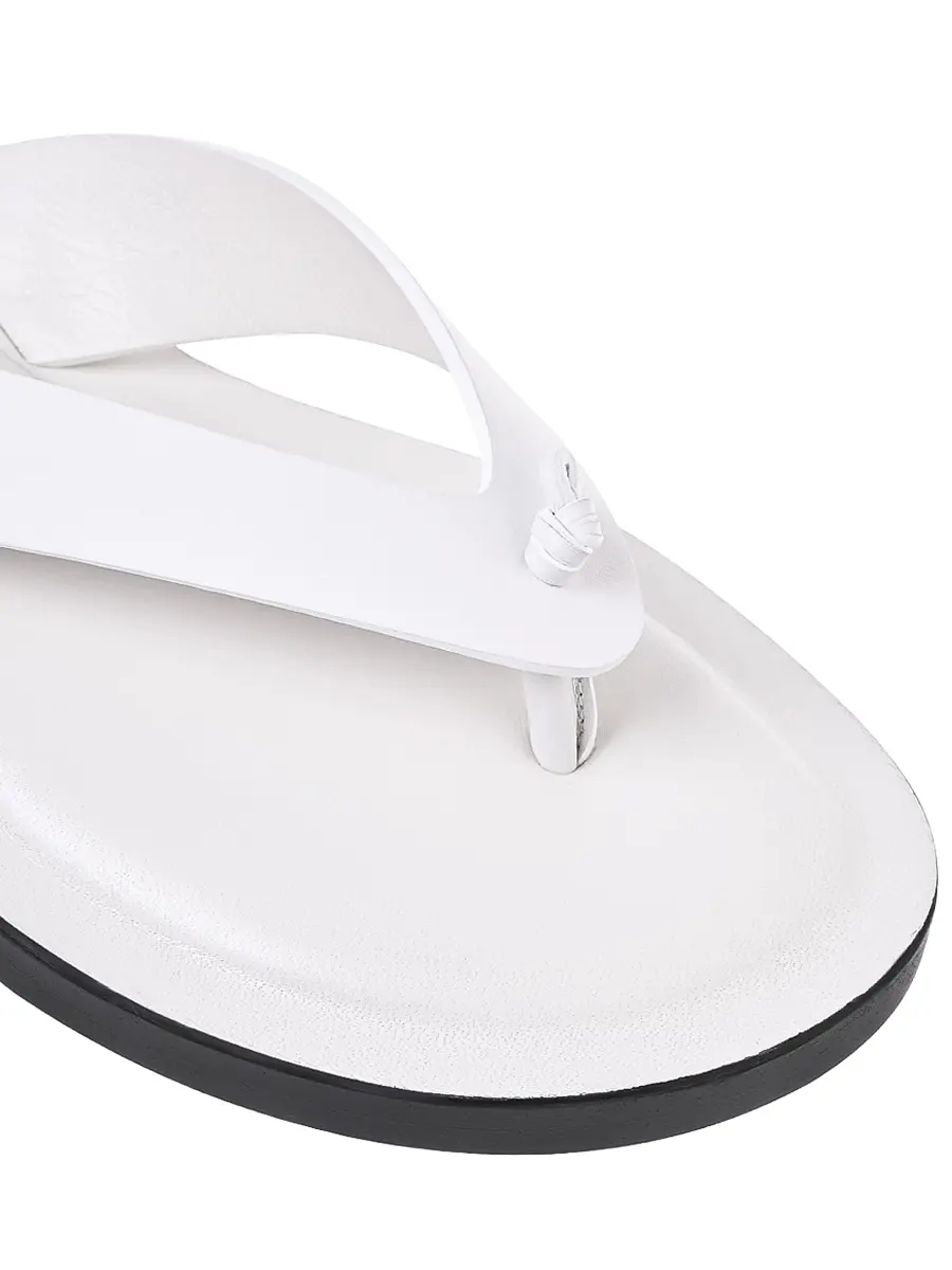 Шлепанцы кожаные