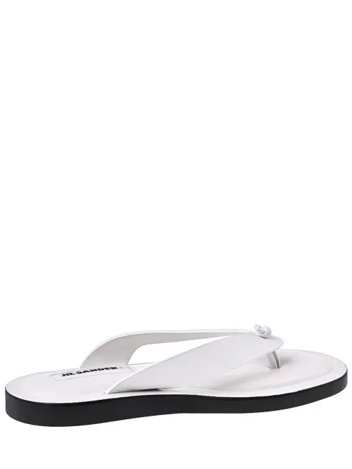 Шлепанцы кожаные JIL SANDER