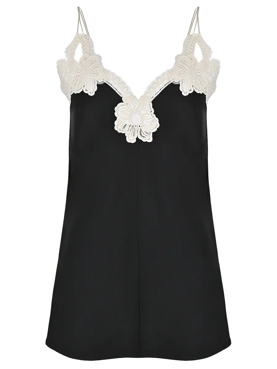 Топ с кружевом