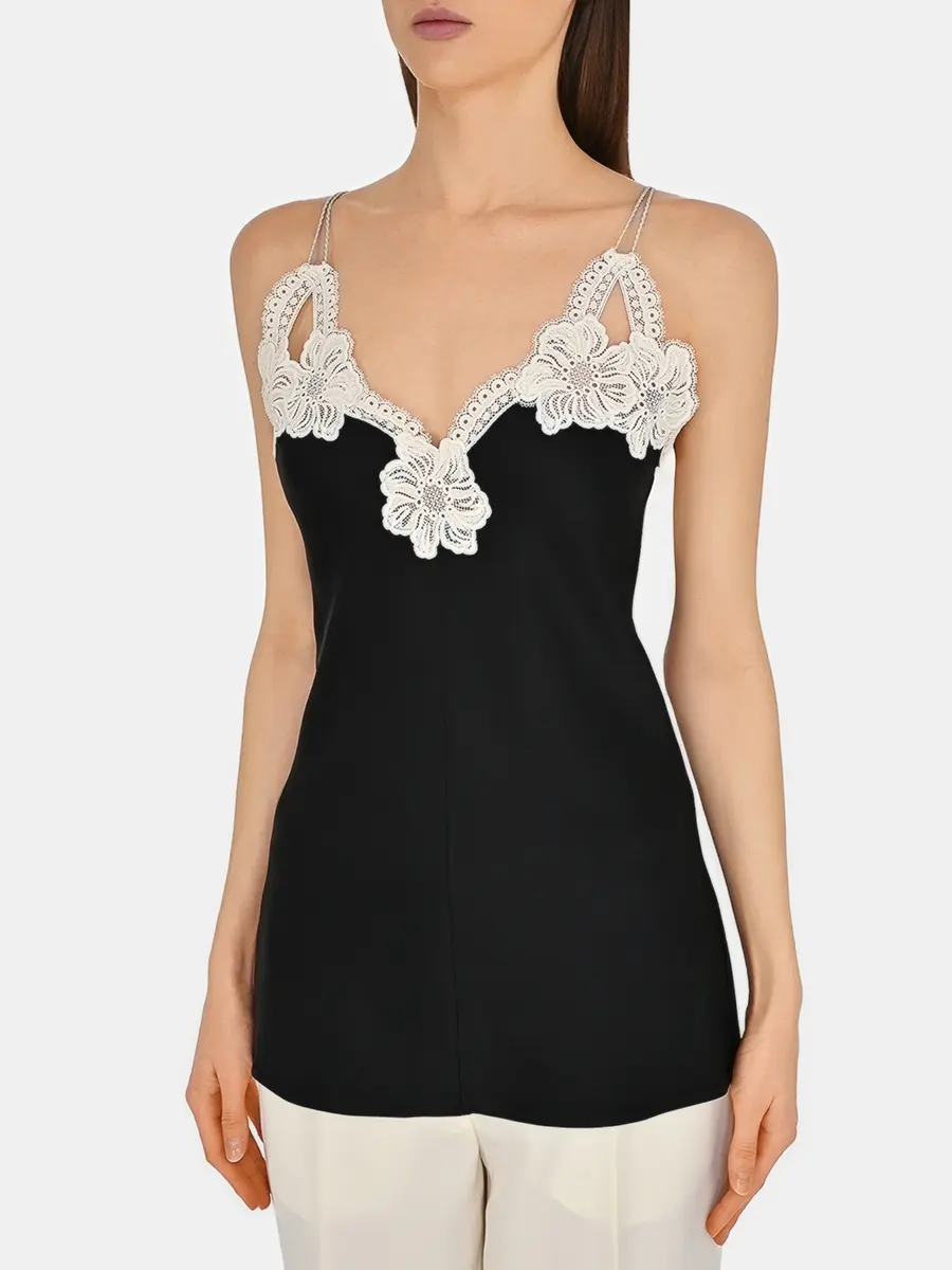 Топ с кружевом