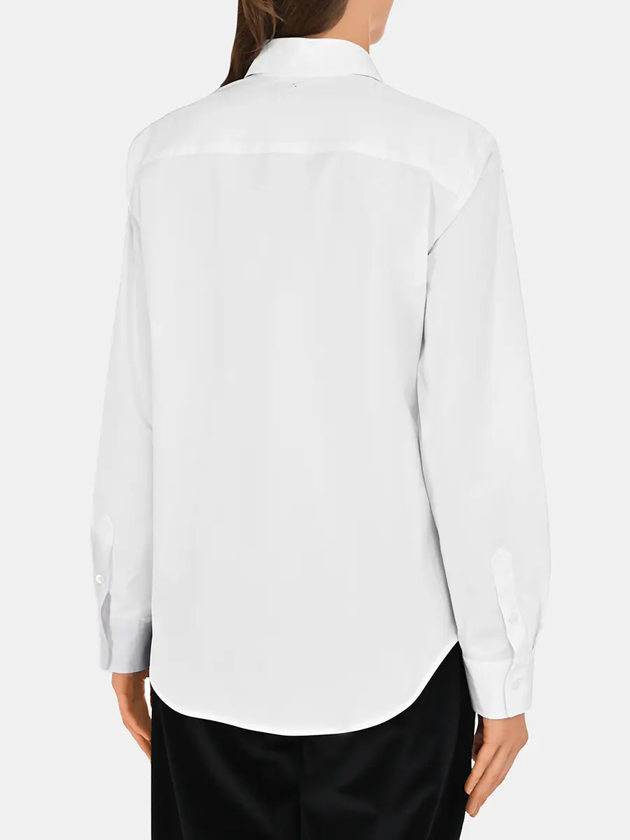 Блуза однотонная