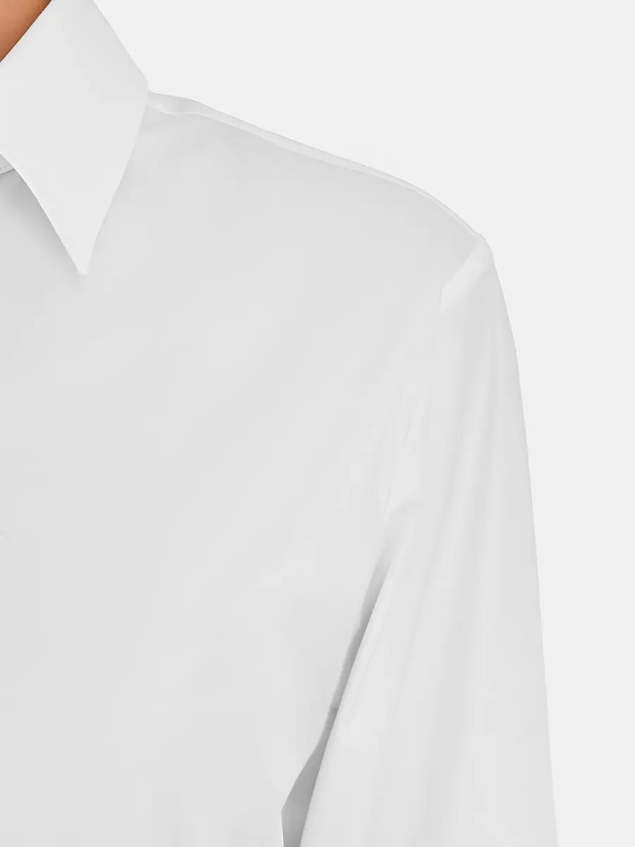 Блуза однотонная