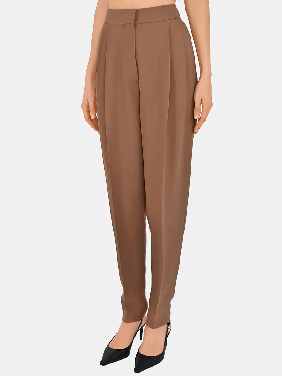 Брюки однотонные