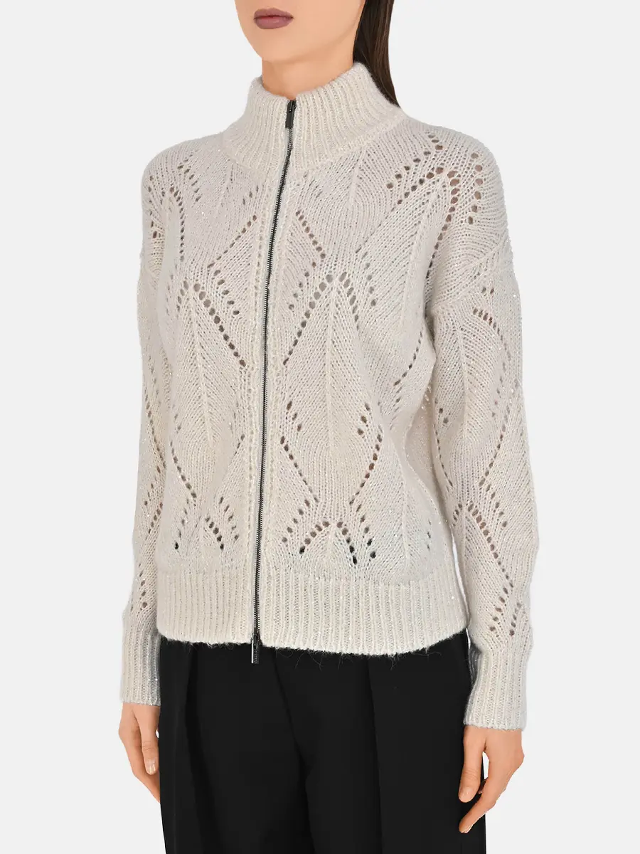 Кардиган с пайетками