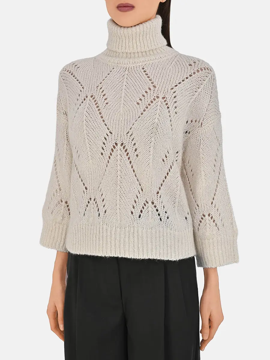 Свитер однотонный