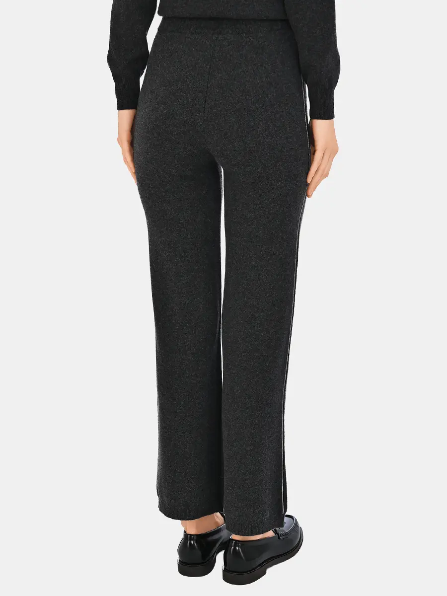 Брюки из шерсти и шелка