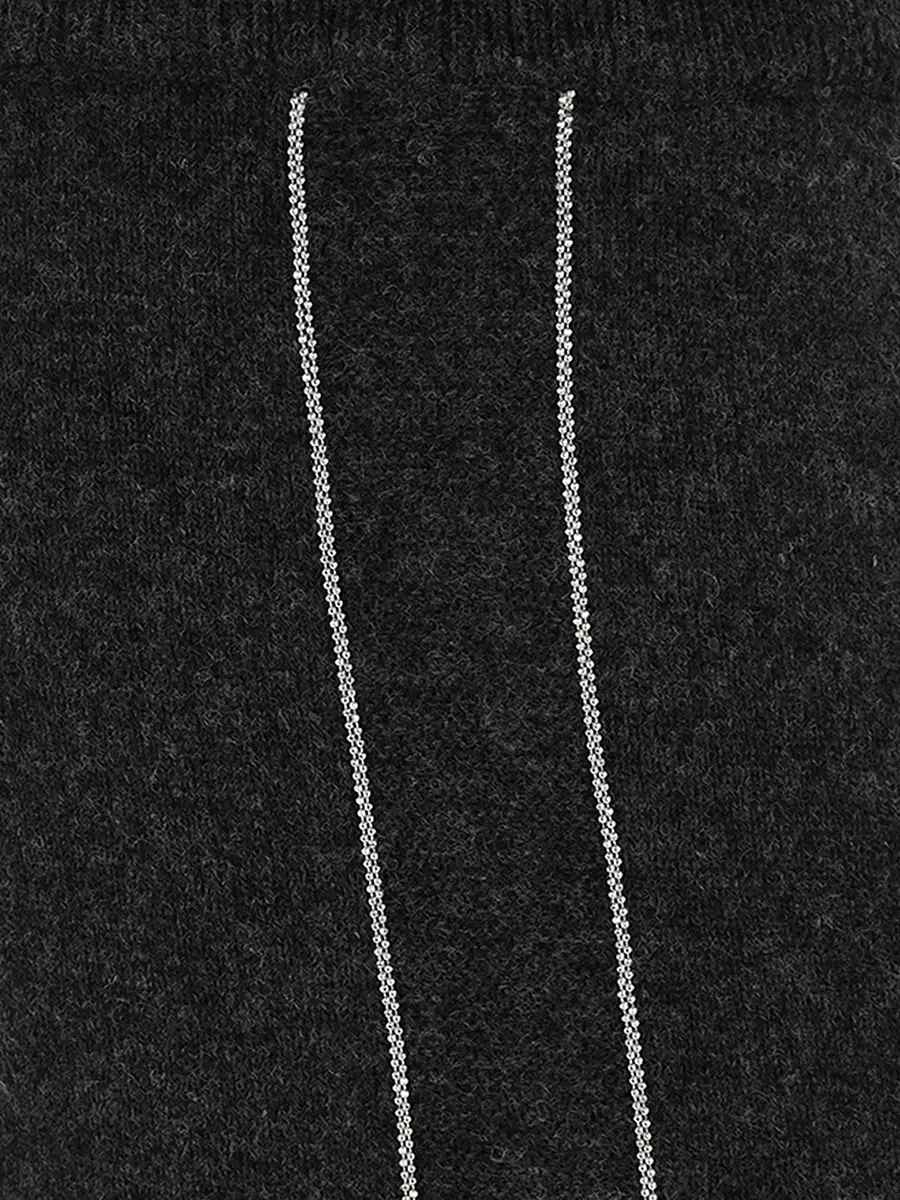 Брюки из шерсти и шелка