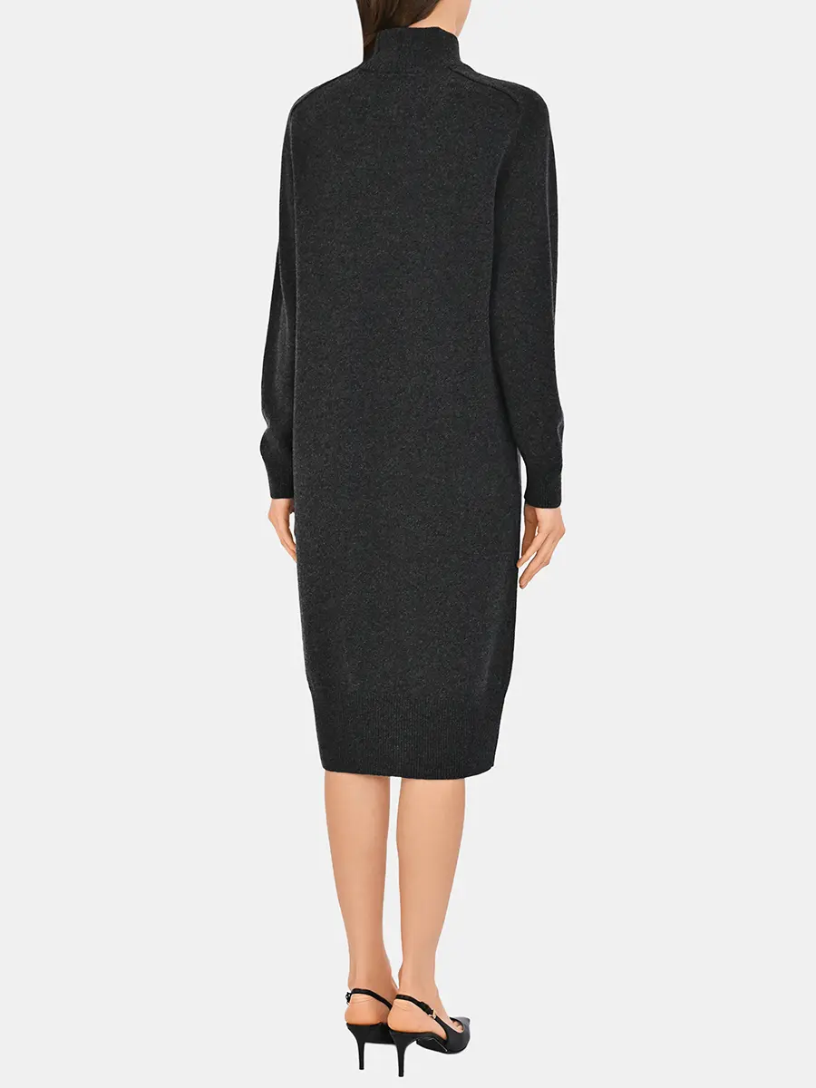 Платье из шерсти и шелка