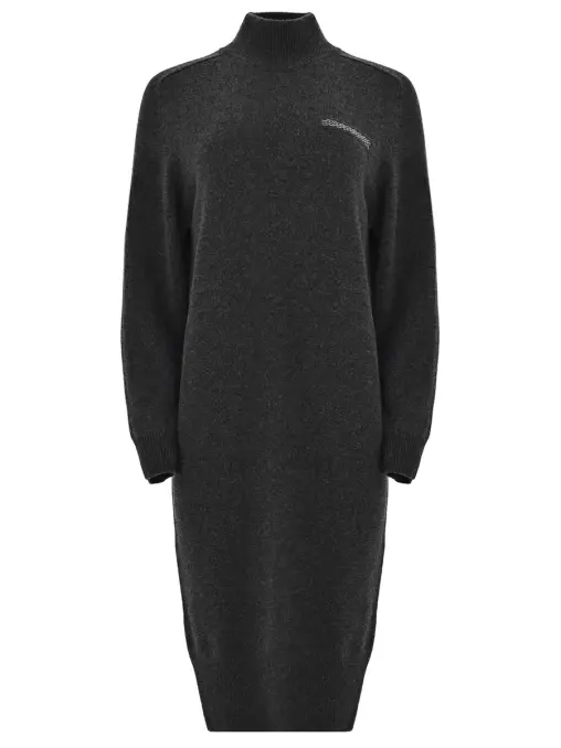 Платье из шерсти и шелка PESERICO