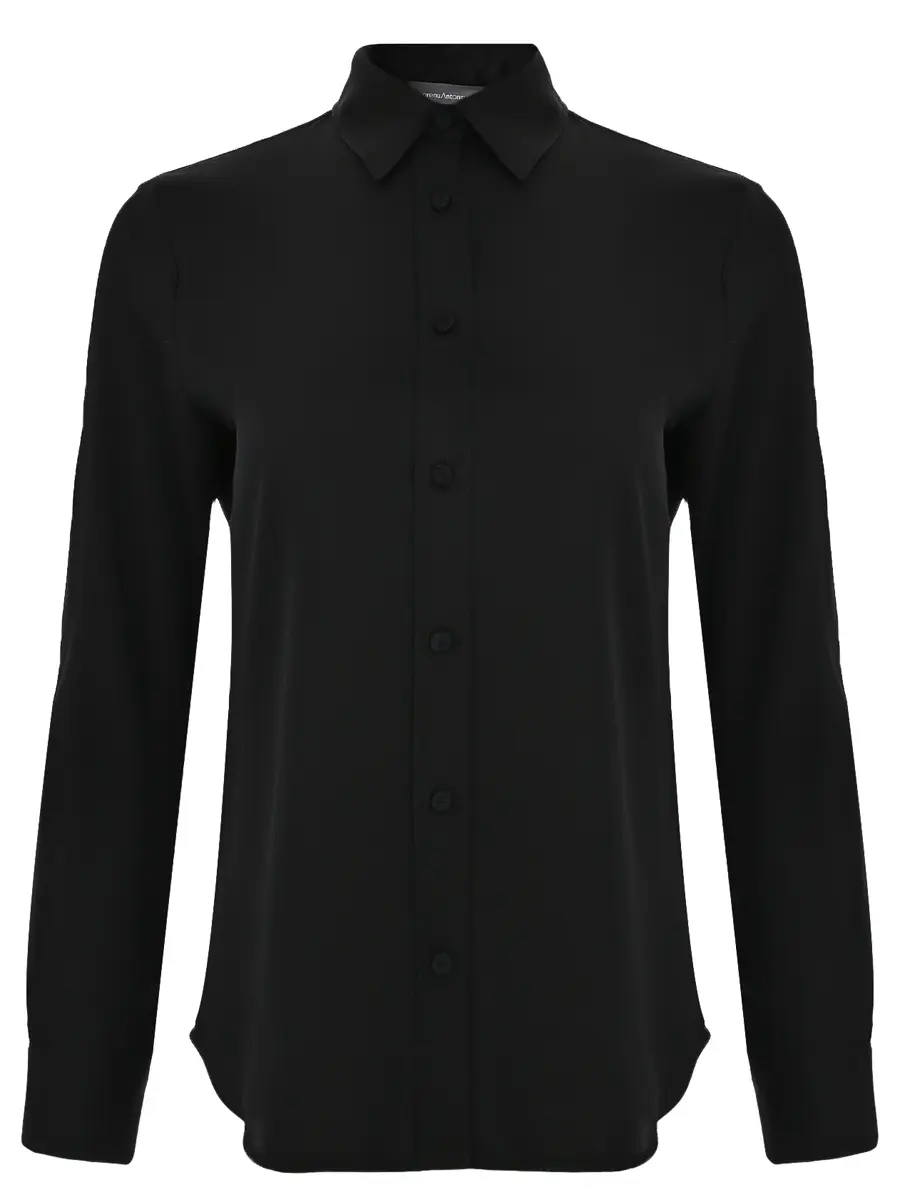 Блуза однотонная