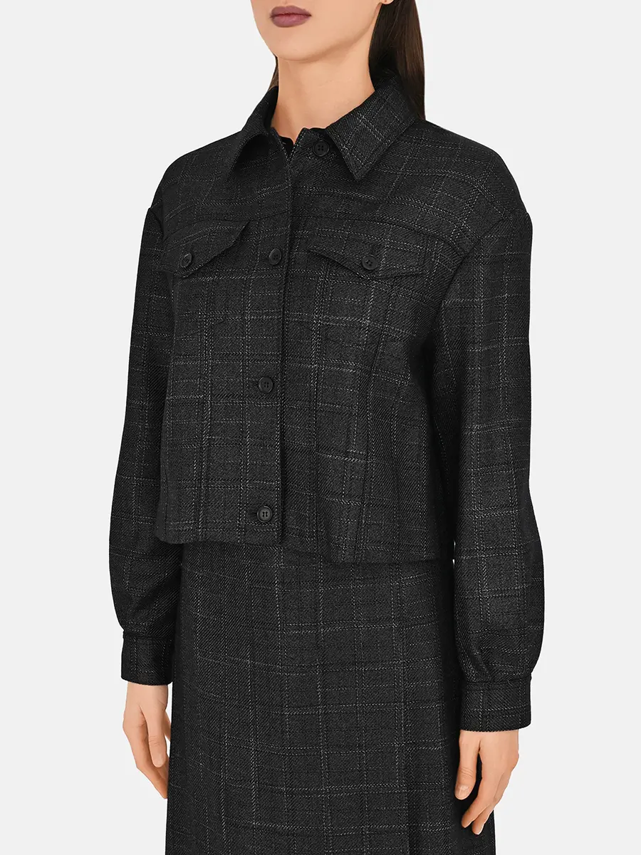 Куртка в клетку