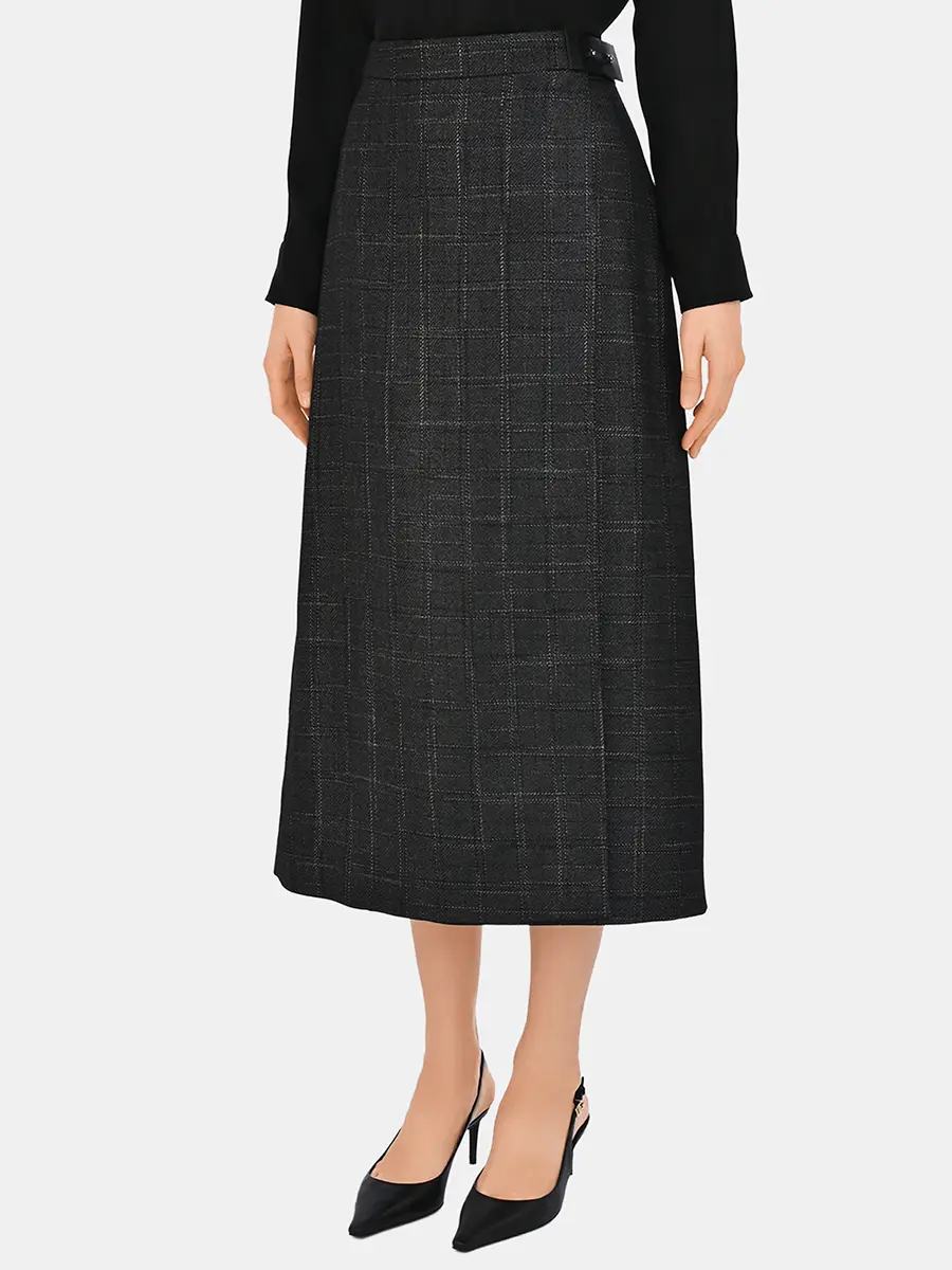 Юбка в клетку