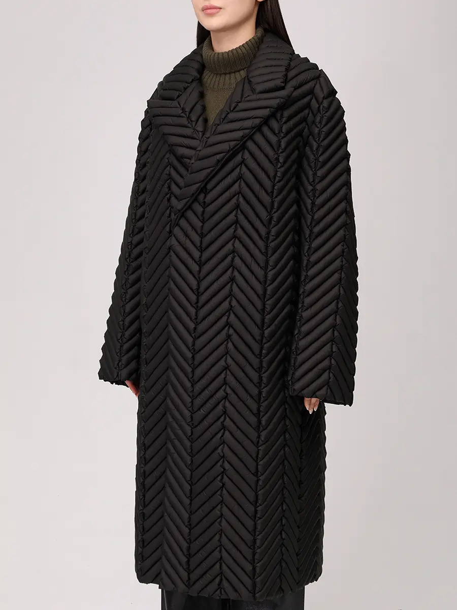 Пуховик стеганый