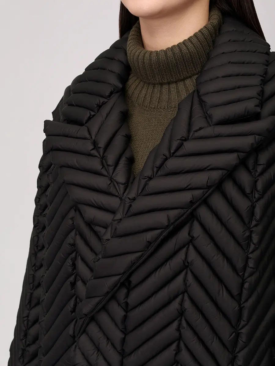 Пуховик стеганый