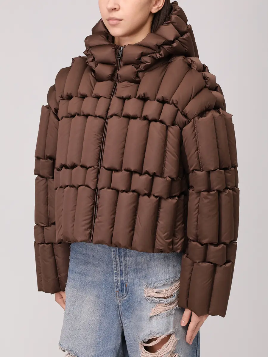 Пуховик стеганый