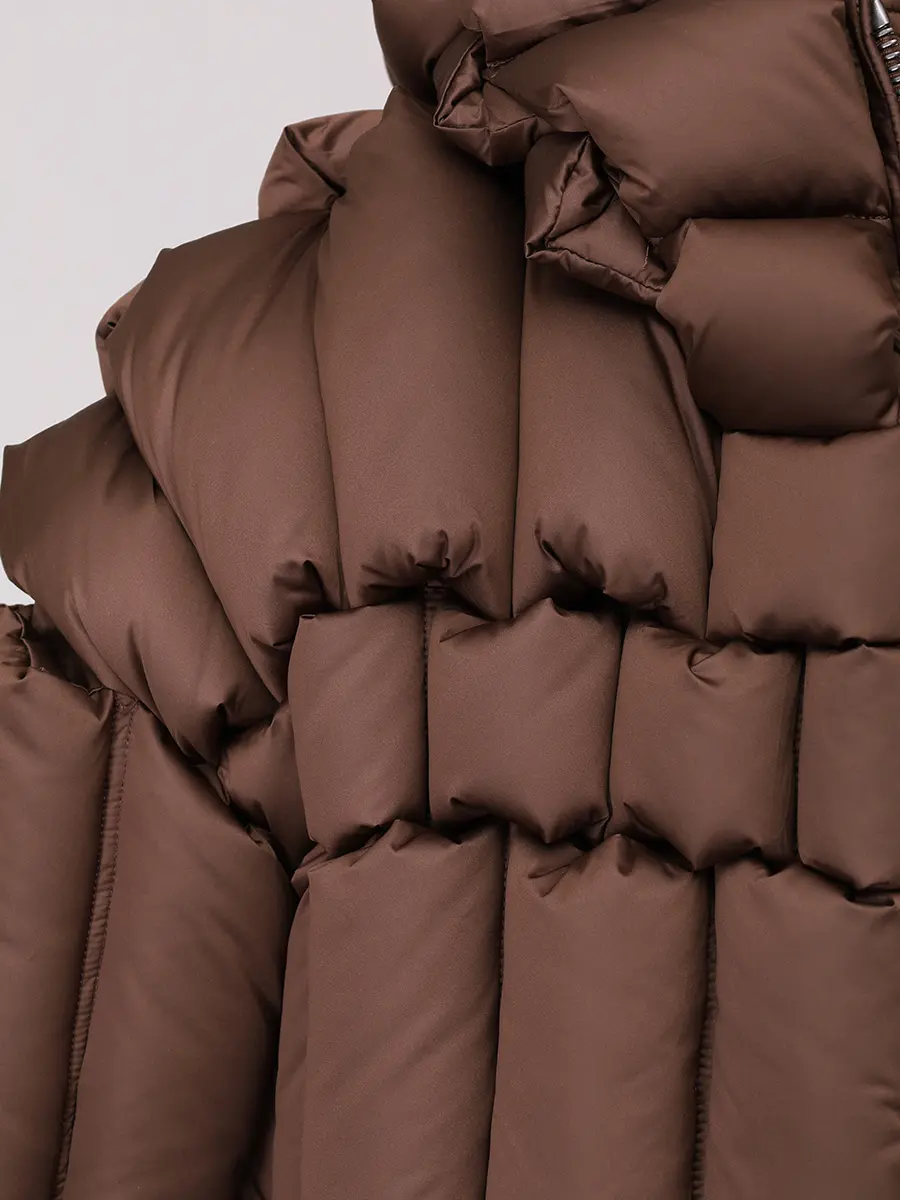 Пуховик стеганый