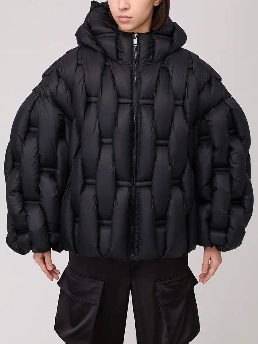 Пуховик стеганый