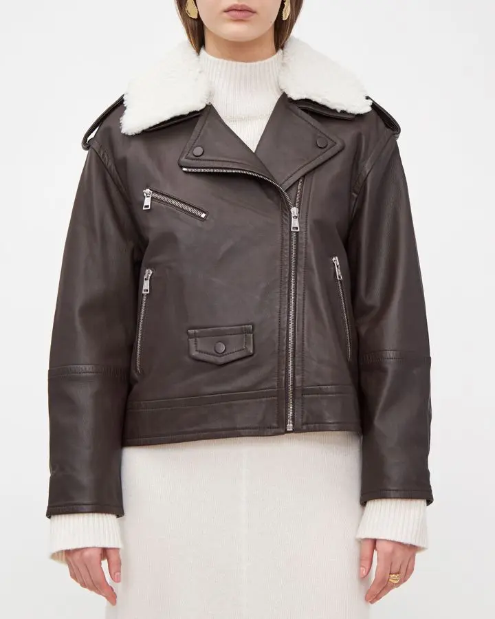 Куртка кожаная