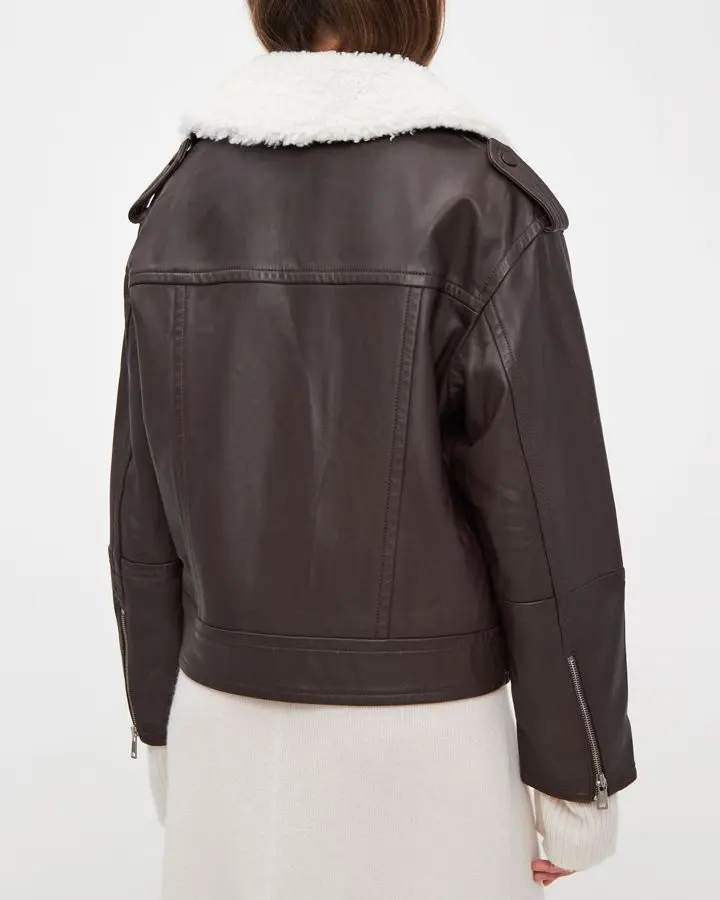 Куртка кожаная