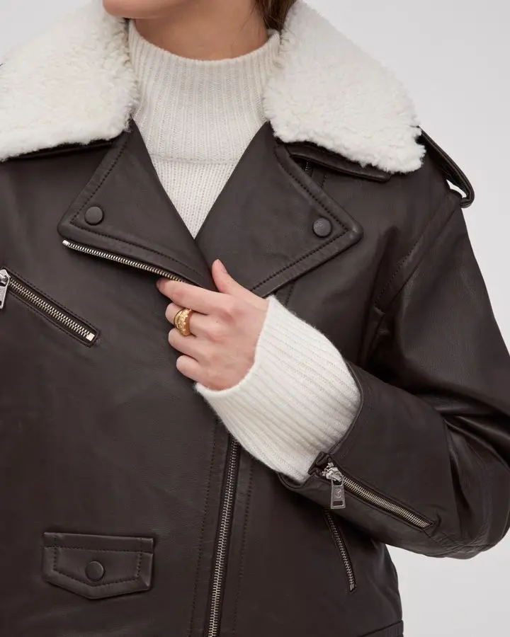 Куртка кожаная