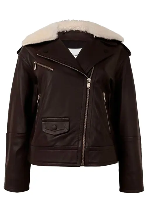 Куртка кожаная YVES SALOMON