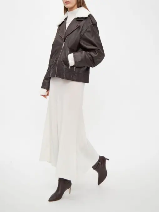 Куртка кожаная YVES SALOMON