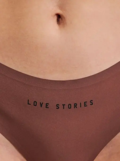 Трусы-стринг с логотипом LOVE STORIES