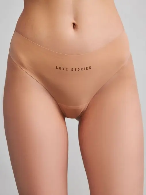 Трусы-стринг с логотипом LOVE STORIES