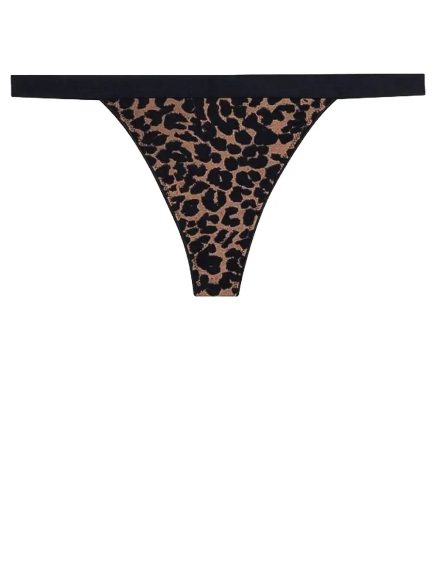 Трусы-стринг с кружевом