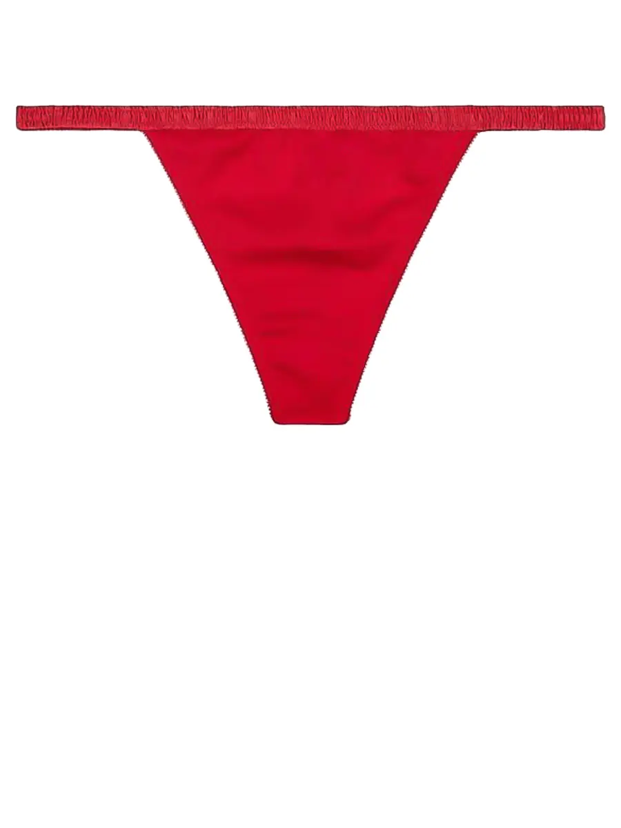 Трусы-стринг однотонные