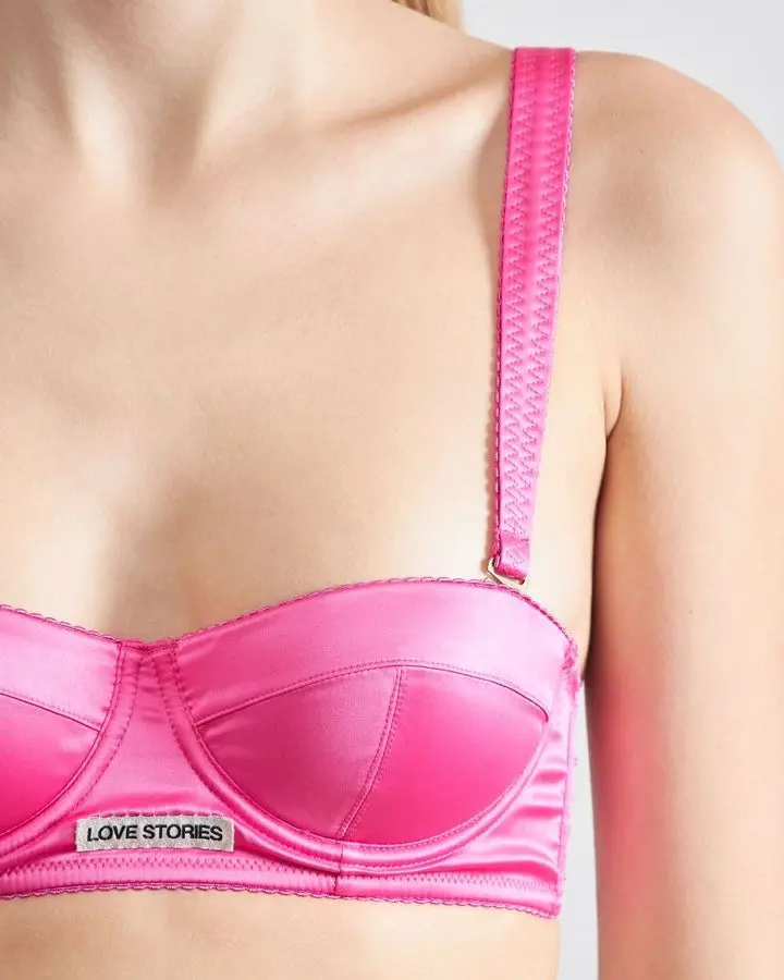 Бюстгальтер атласный