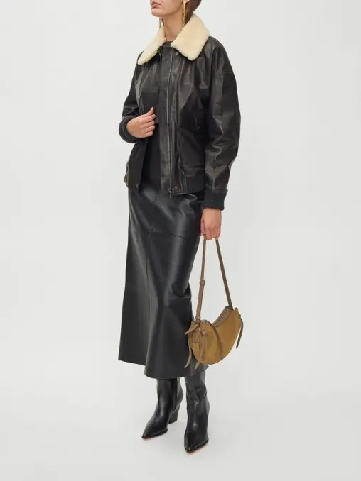 Куртка кожаная INES MARECHAL