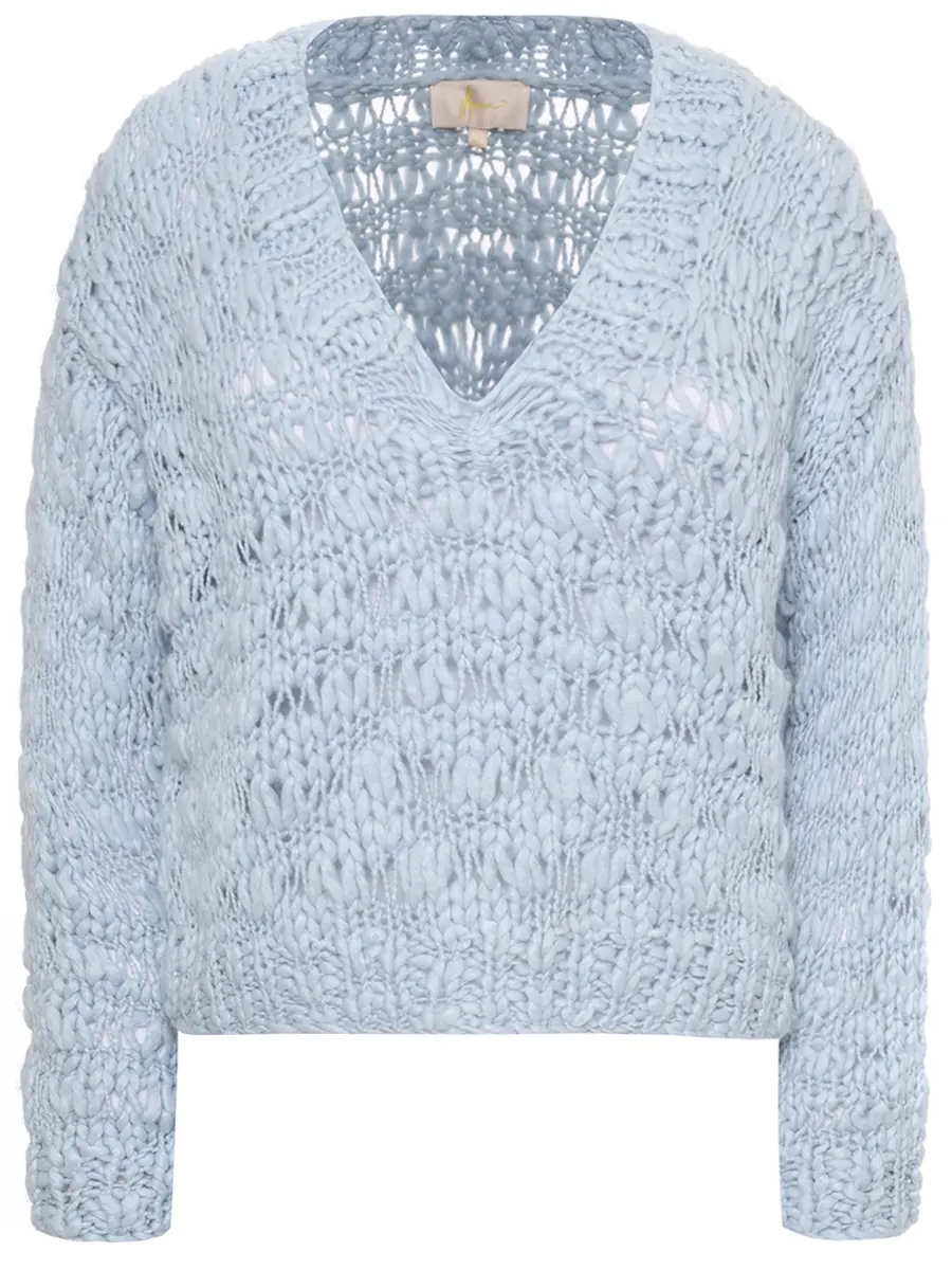 Пуловер вязаный