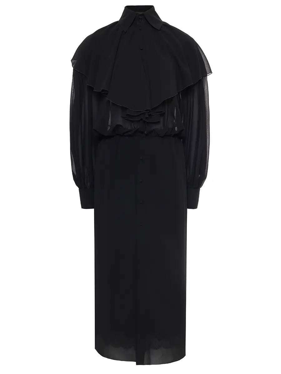 Платье однотонное