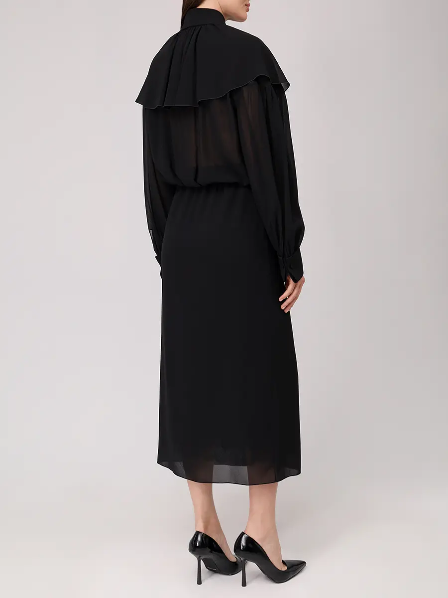 Платье однотонное