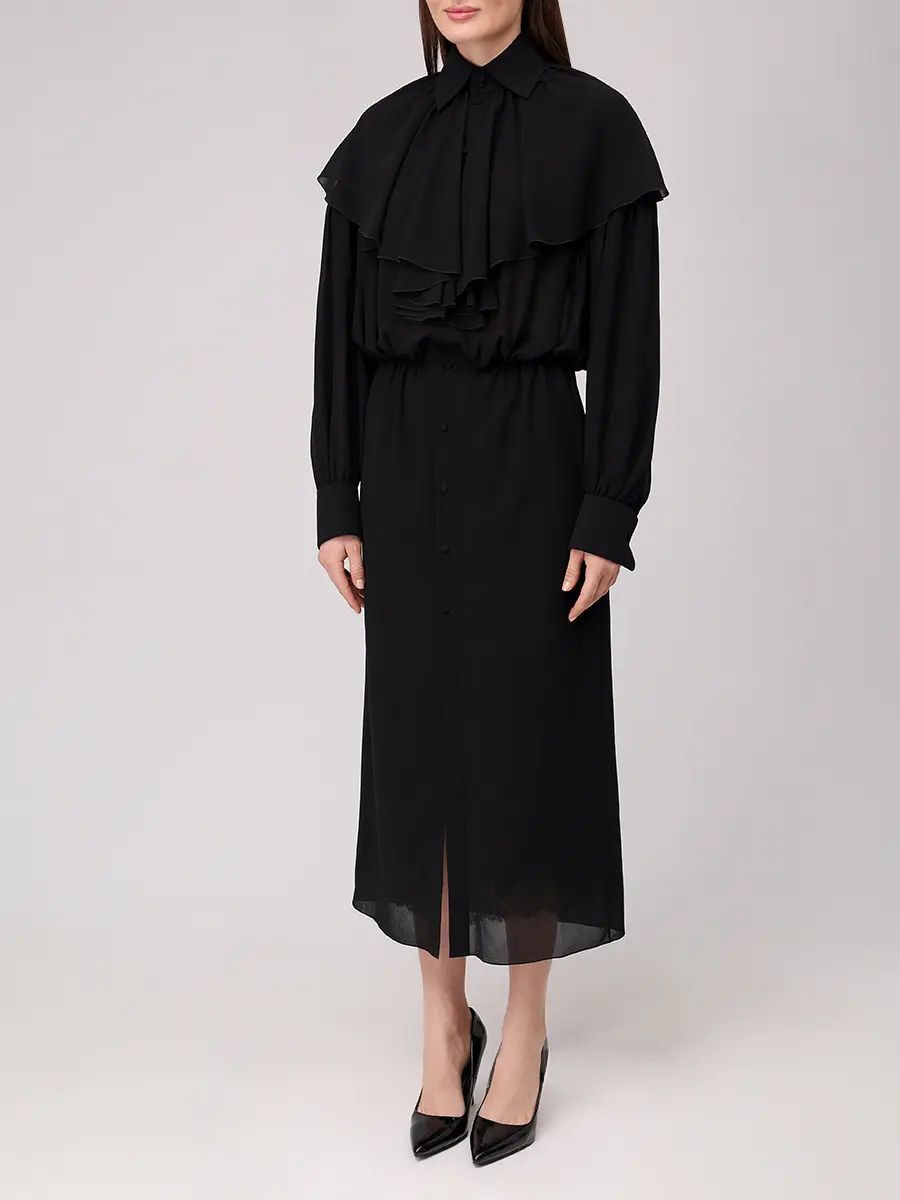 Платье однотонное