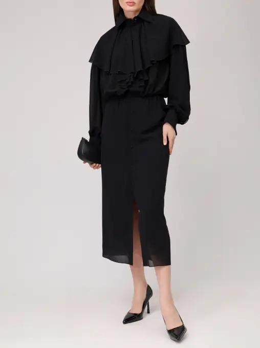 Платье однотонное YANA