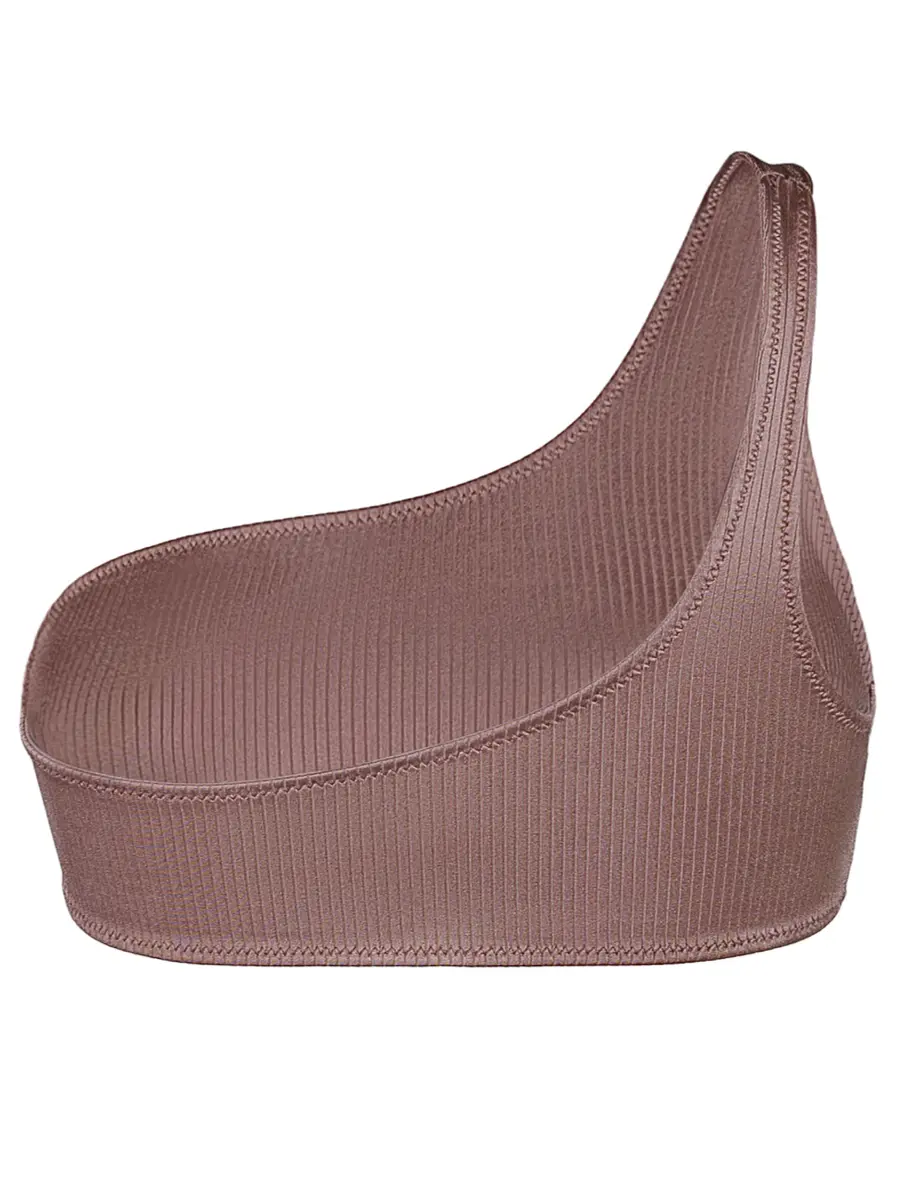 Топ плавательный DUO SHOULDER однотонный