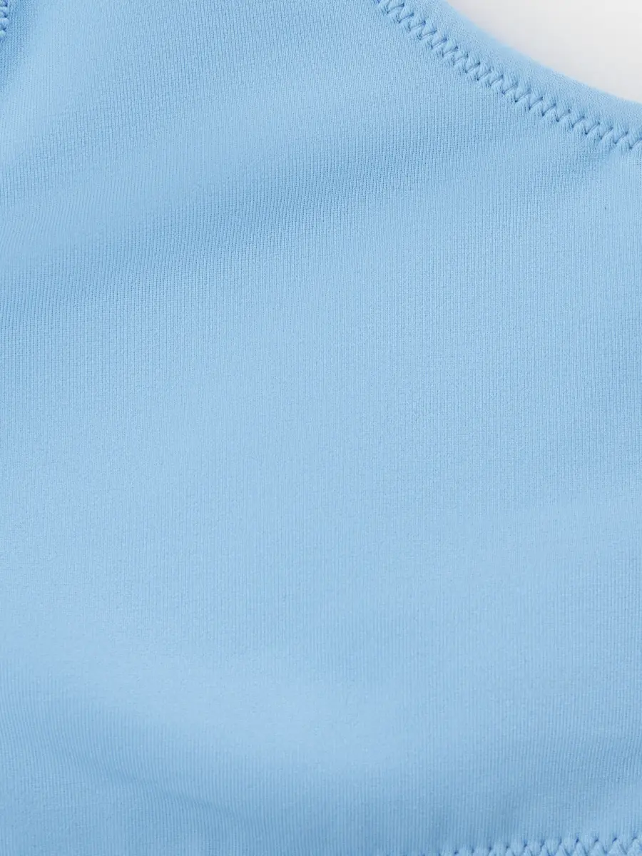 Топ плавательный DUO SHOULDER однотонный