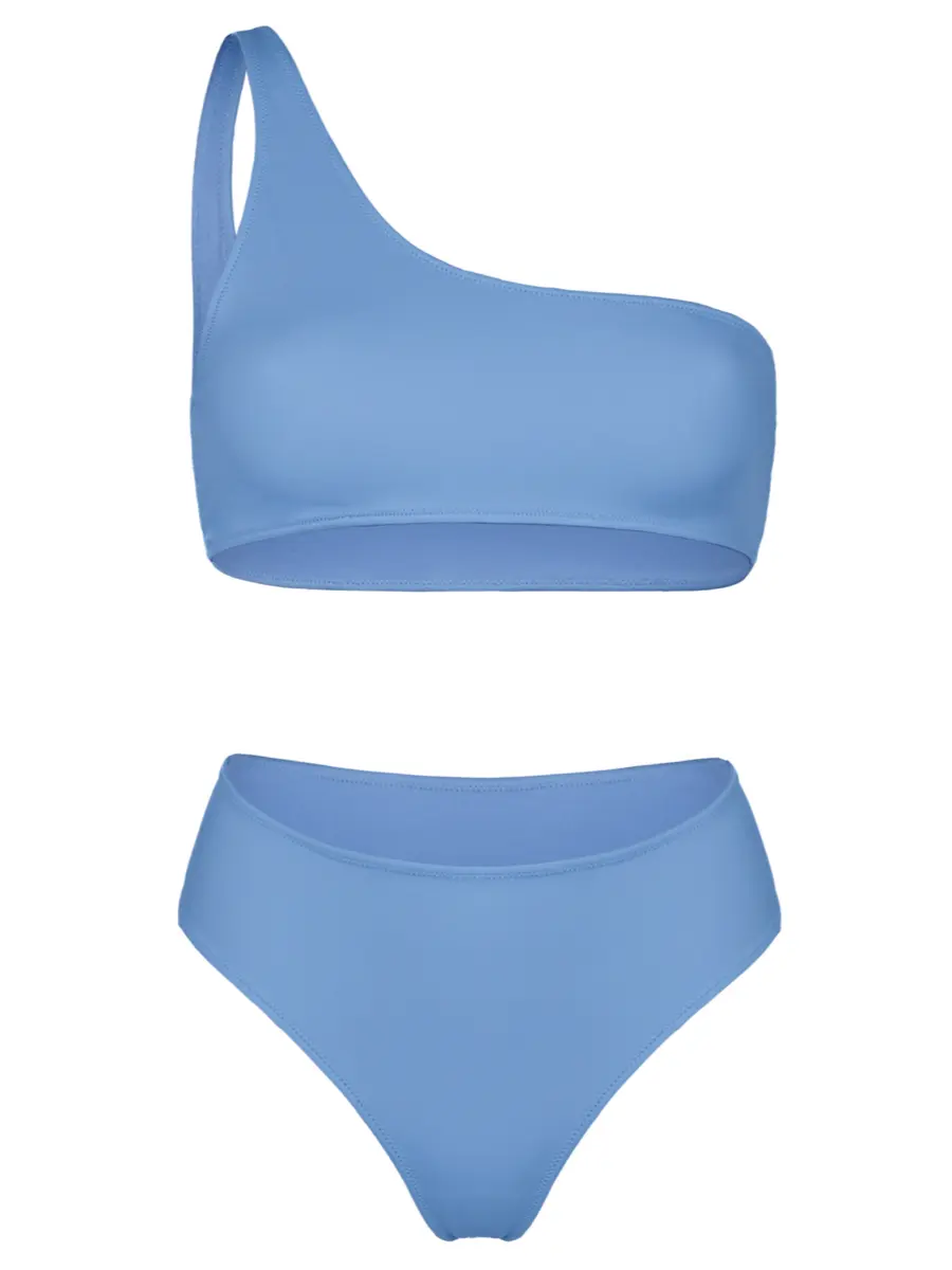 Купальник раздельный DUO SHOULDER & DUO BRAZILIAN однотонный